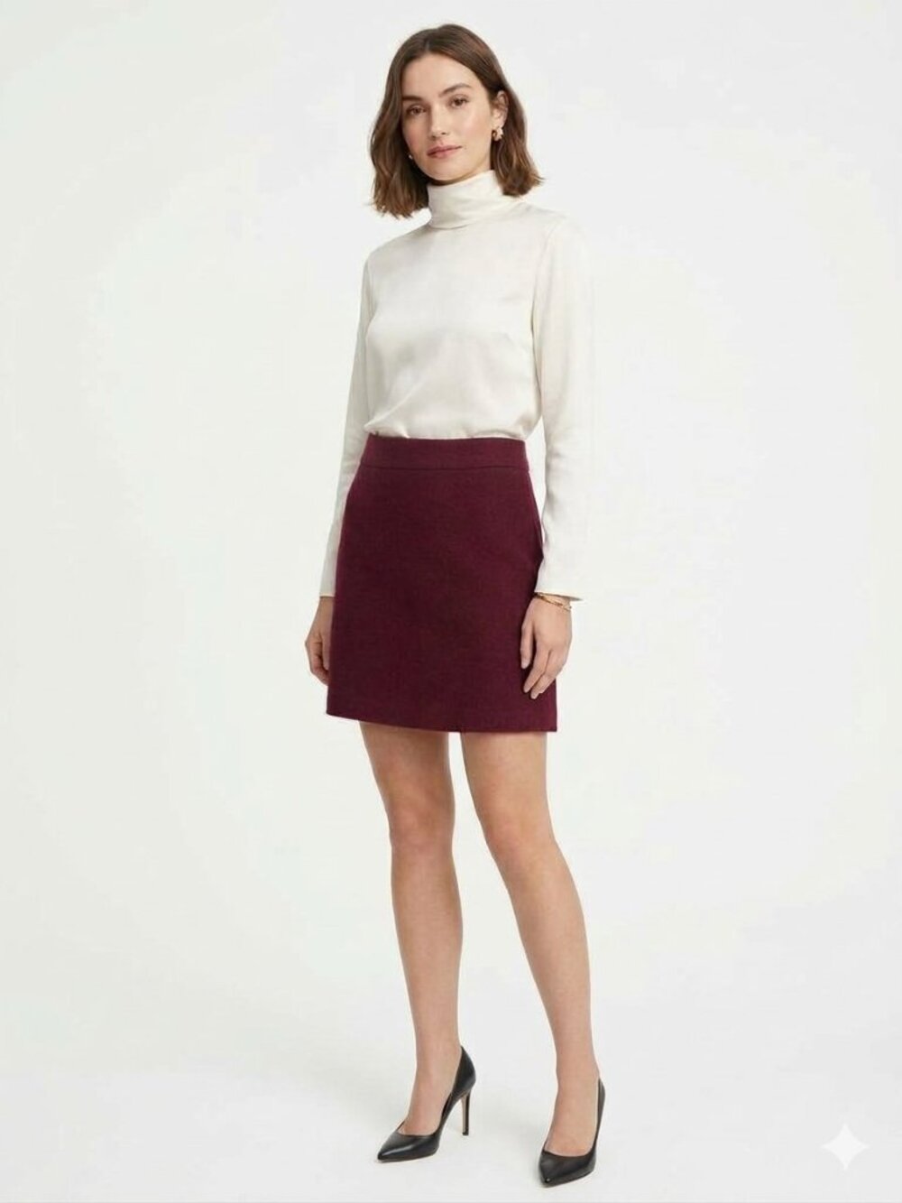 Club Monaco Wool Blend Skirt